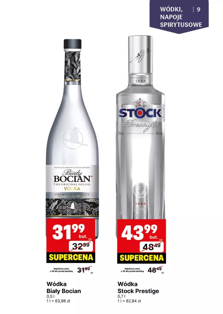 Gazetka promocyjna Delikatesy Centrum - DeliBarek DC21-DC22 - ważna 20.05 do 02.06.2024 - strona 9 - produkty: Biały Bocian, Gin, Napoje, Stock, Wódka