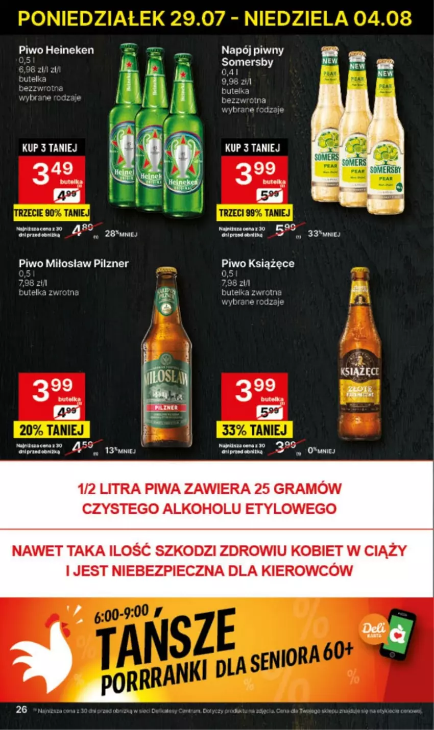 Gazetka promocyjna Delikatesy Centrum - NOWA GAZETKA Delikatesy Centrum od 29 lipca! 29.07-04.08.2024 - ważna 29.07 do 04.08.2024 - strona 26 - produkty: Gra, Heineken, Piec, Piwa, Piwo