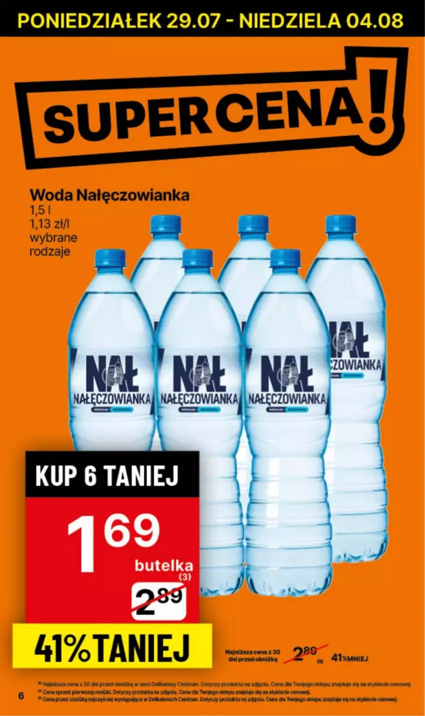 Gazetka promocyjna Delikatesy Centrum - NOWA GAZETKA Delikatesy Centrum od 29 lipca! 29.07-04.08.2024 - ważna 29.07 do 04.08.2024 - strona 6 - produkty: Nałęczowianka, Rum, Woda