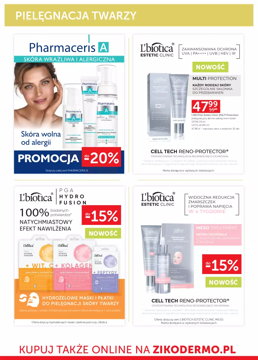 Gazetka promocyjna Ziko - Gazetka Ziko Dermo - ważna 13.07 do 26.07.2023 - strona 6 - produkty: Acer, Clin, L'Biotica, Pharmaceris, Ser