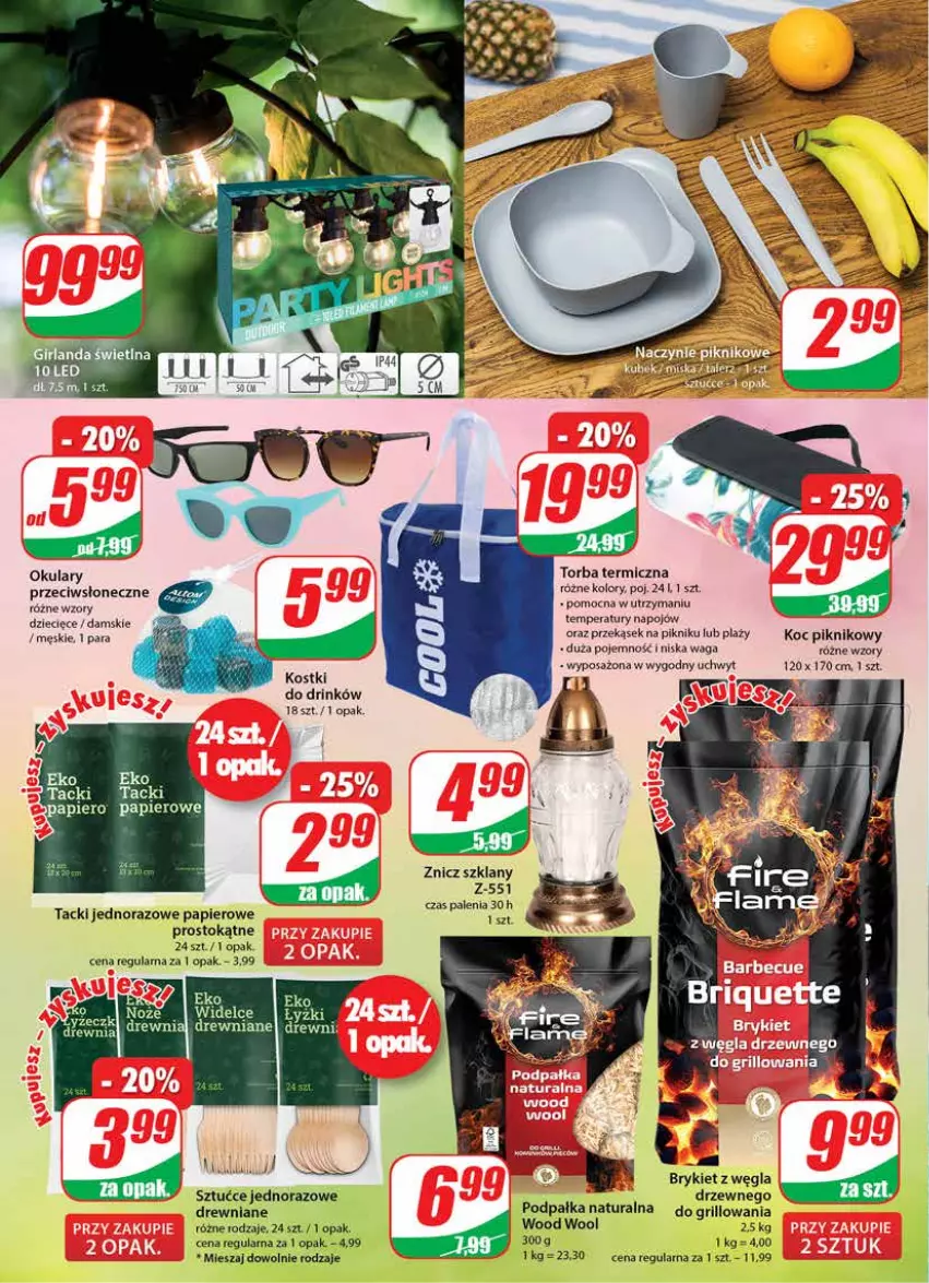 Gazetka promocyjna Dino - Gazetka - ważna 22.06 do 28.06.2022 - strona 20 - produkty: Dzieci, Grill, Koc, Papier, Torba, Waga, Znicz