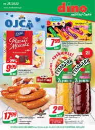 Gazetka promocyjna Dino - Gazetka - Gazetka - ważna od 28.06 do 28.06.2022 - strona 1 - produkty: Ice Monster, Lody, Mleczko, Ptasie mleczko, Napój niegazowany, Grill, Napój, Kiełbasa