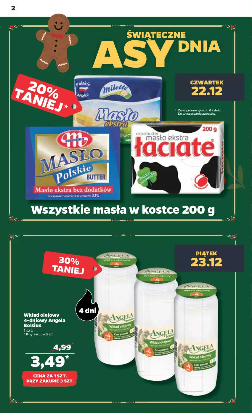 Gazetka promocyjna Netto - Artykuły spożywcze - ważna 22.12 do 28.12.2022 - strona 2 - produkty: Bols, Bolsius, Olej, Wkład olejowy