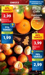 Gazetka promocyjna Lidl - GAZETKA - Gazetka - ważna od 24.12 do 24.12.2024 - strona 17 - produkty: Mandarynki, Ser, Pomarańcze, Owoce, Deser