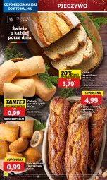 Gazetka promocyjna Lidl - GAZETKA - Gazetka - ważna od 24.12 do 24.12.2024 - strona 20 - produkty: Piec, Pieczarka, Pieczywo, Chleb, Ciabatta