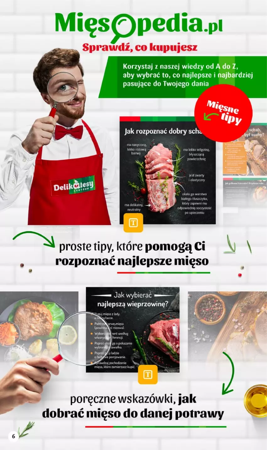 Gazetka promocyjna Delikatesy Centrum - Gazetka DC14 - ważna 11.04 do 19.04.2023 - strona 6 - produkty: LG, Mięso, Piec, Por