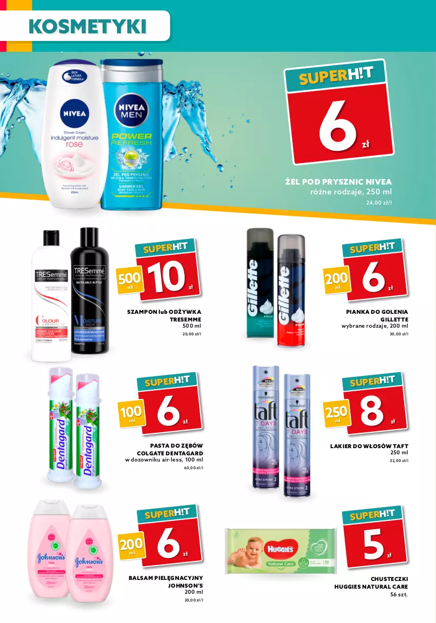 Gazetka promocyjna Dealz - Gazetka na otwarcie - Wieluń - ważna 30.06 do 14.07.2021 - strona 4 - produkty: Chusteczki, Cillit Bang, Colgate, Domestos, Dozownik, Fa, Fairy, Gillette, Huggies, Lakier, Lakier do włosów, LG, Nivea, Odżywka, Papier, Pasta do zębów, Persil, Pianka do golenia, Płyn do płukania, Ręcznik, Sprzątanie, Szampon, Taft, Vanish