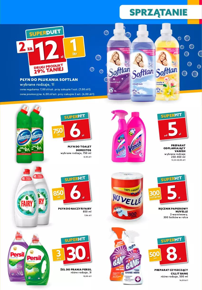 Gazetka promocyjna Dealz - Gazetka na otwarcie - Wieluń - ważna 30.06 do 14.07.2021 - strona 5 - produkty: Chusteczki, Cillit Bang, Colgate, Domestos, Dozownik, Fa, Fairy, Gillette, Huggies, Lakier, Lakier do włosów, LG, Nivea, Odżywka, Papier, Pasta do zębów, Persil, Pianka do golenia, Płyn do płukania, Ręcznik, Sprzątanie, Szampon, Taft, Vanish