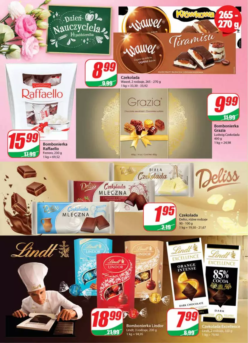 Gazetka promocyjna Dino - Gazetka - ważna 05.10 do 11.10.2022 - strona 4 - produkty: Czekolada, Deliss, Fa, Ferrero, Gra, Raffaello, Wawel