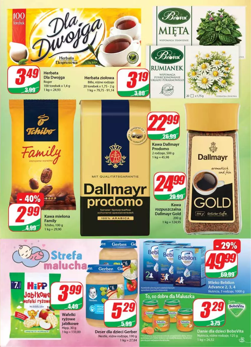 Gazetka promocyjna Dino - Gazetka - ważna 05.10 do 11.10.2022 - strona 5 - produkty: BIC, Dallmayr, Deser, Dzieci, Gerber, Herbata, HiPP, Kawa, Kawa mielona, Rum, Ryż, Ser, Tchibo