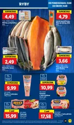 Gazetka promocyjna Lidl - GAZETKA - Gazetka - ważna od 14.08 do 14.08.2024 - strona 31 - produkty: Polędwica, Sałatka, Rio Mare, Pstrąg tęczowy, Tusz, Sałat, Pstrąg, Tuńczyk, Mintaj