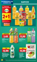 Gazetka promocyjna Lidl - GAZETKA - Gazetka - ważna od 14.08 do 14.08.2024 - strona 40 - produkty: Sok, Gin, Lemoniada, Ananas, Napoje, Tymbark, Limonka, Woda, Napój, Kokos, Fa