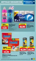 Gazetka promocyjna Lidl - GAZETKA - Gazetka - ważna od 14.08 do 14.08.2024 - strona 61 - produkty: Jan Niezbędny, Coccolino, Papier, Tablet, Worki na śmieci, Perfum, Papier toaletowy, Płyn do płukania, Somat, Worki na śmiec, Zmywarki, Flora