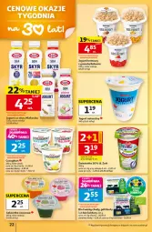 Gazetka promocyjna Auchan - Gazetka 30 Lat Hipermarket Auchan - Gazetka - ważna od 09.09 do 09.09.2026 - strona 22 - produkty: Jogurt naturalny, Gra, Twaróg, Zott, Jogurt, Mlekovita, Galaretka, Bakoma, Limonka, Twaróg chudy, Gres, Gala, Liczi, Mleko