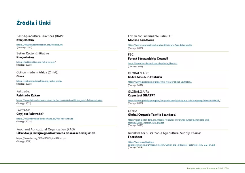 Gazetka promocyjna Lidl - Polityka zakupowa - Surowce - ważna 25.03.2024 do 25.03.2030 - strona 27 - produkty: Dell, Fa, Gra, Kakao, LG, O nas, Rum