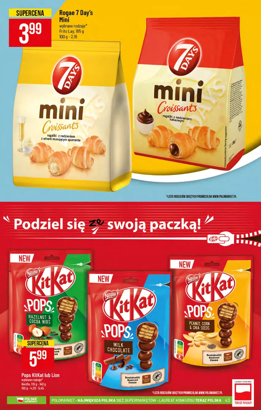 Gazetka promocyjna PoloMarket - Gazetka promocyjna  r - ważna 31.03 do 06.04.2021 - strona 43 - produkty: Laur, Mus, Puma, Rogal