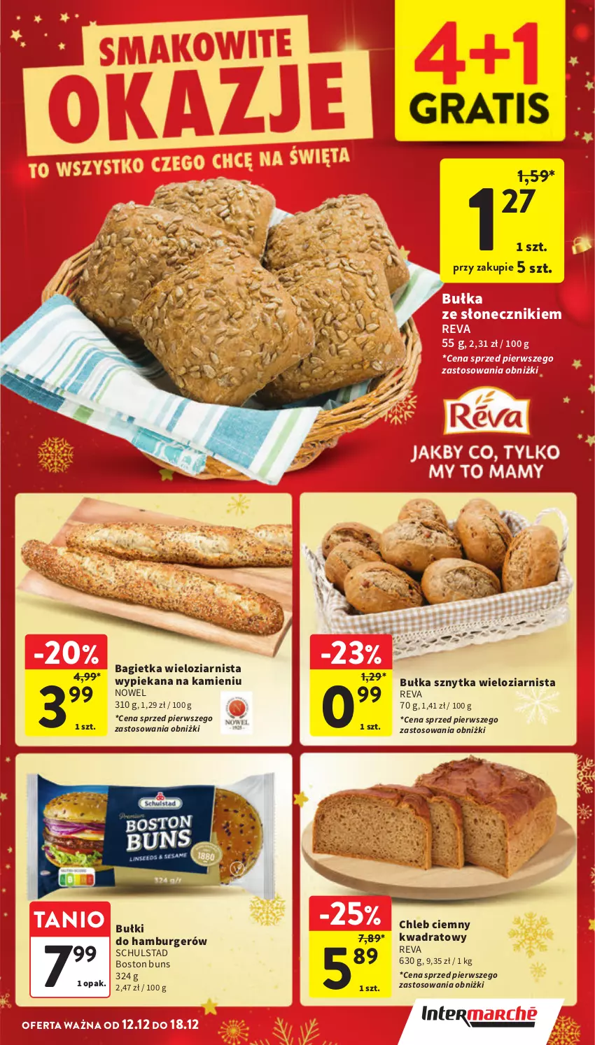 Gazetka promocyjna Intermarche - Gazetka Intermarche - ważna 12.12 do 18.12.2024 - strona 29 - produkty: Bagietka, Bułka, Burger, Chleb, Hamburger