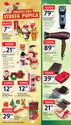 Gazetka promocyjna Intermarche - Gazetka Intermarche - Gazetka - ważna od 18.12 do 18.12.2024 - strona 40 - produkty: Pingwin, Por, Choinka, Inka, Kapcie, Golarka, Zabawka, Suszarka, Renifer