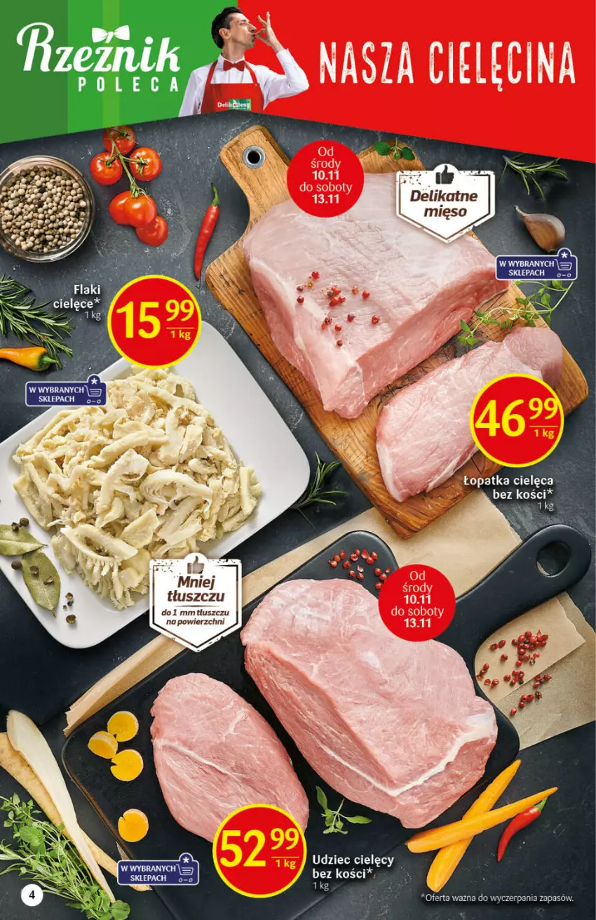 Gazetka promocyjna Delikatesy Centrum - Gazetka DC45 n. fresh - ważna 10.11 do 17.11.2021 - strona 4 - produkty: Udziec cielęcy