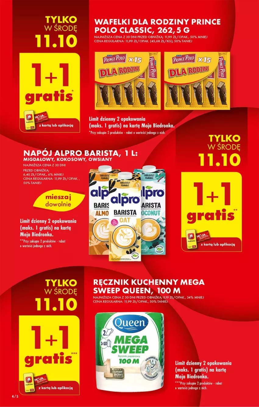 Gazetka promocyjna Biedronka - Od poniedzialku - ważna 09.10 do 14.10.2023 - strona 4 - produkty: Gra, LG, Prince Polo, Top