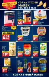 Gazetka promocyjna Aldi - Pełen katalog - Gazetka - ważna od 13.05 do 13.05.2023 - strona 10 - produkty: Sałatka, Prymat, Krakus, Warzywa, Sos, Ser, Por, Rio Mare, Ogórki konserwowe, Jogurt, Parówki, Parówki z szynki, Kotányi, Bonduelle, Młynek, Warzywa konserwowe, Sałat, Szynka, Owsianka, Sport, Bakoma, Tuńczyk, Danio