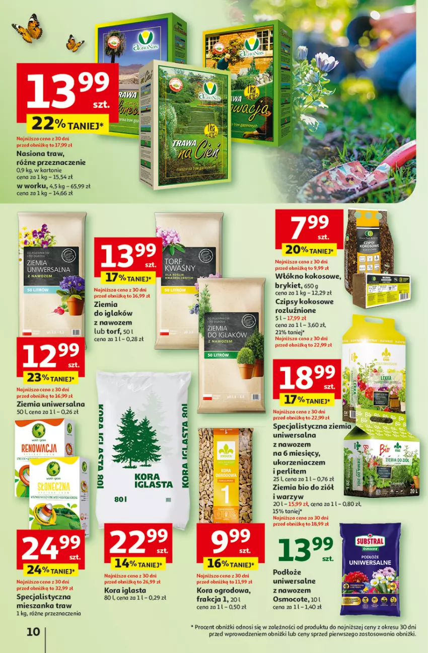 Gazetka promocyjna Auchan - Gazetka Ogród pełen życia Hipermarket Auchan - ważna 13.03 do 26.03.2025 - strona 10 - produkty: Kokos, Kora ogrodowa