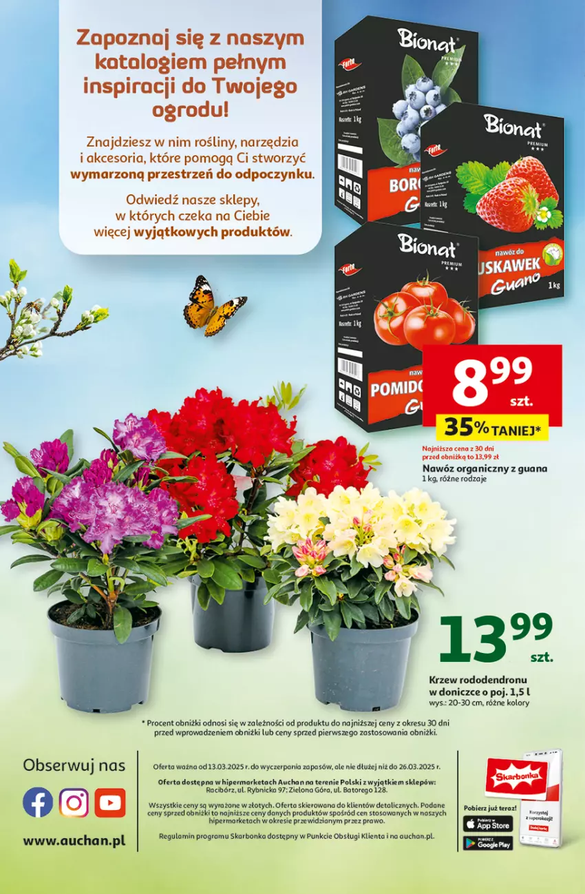 Gazetka promocyjna Auchan - Gazetka Ogród pełen życia Hipermarket Auchan - ważna 13.03 do 26.03.2025 - strona 12 - produkty: Dron, Gra, Nawóz, Tera