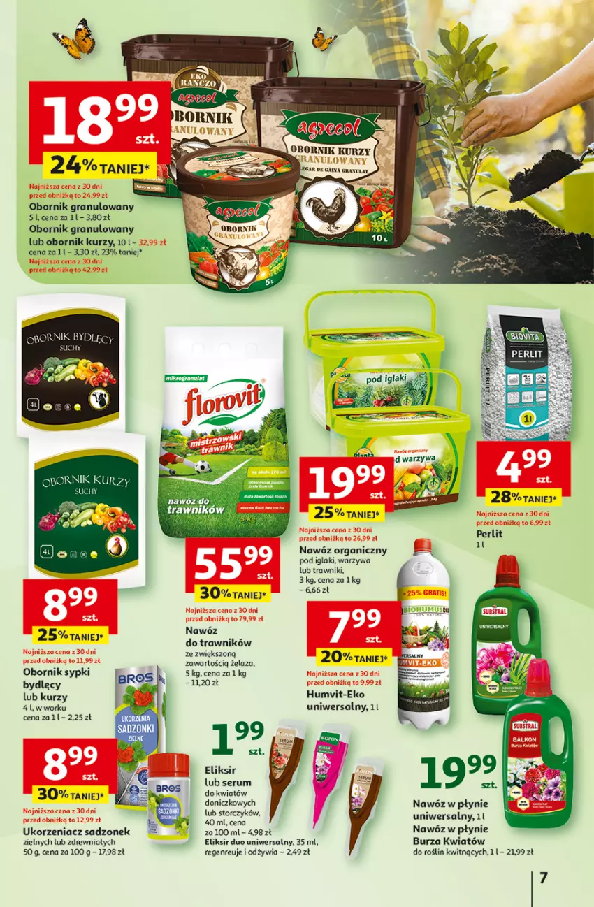 Gazetka promocyjna Auchan - Gazetka Ogród pełen życia Hipermarket Auchan - ważna 13.03 do 26.03.2025 - strona 7 - produkty: Fa, Gra, Nawóz, Rum, Ser, Serum, Warzywa