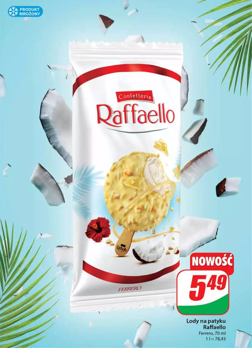 Gazetka promocyjna Dino - Gazetka 11/2024 - ważna 13.03 do 19.03.2024 - strona 25 - produkty: Fa, Ferrero, Lody, Raffaello