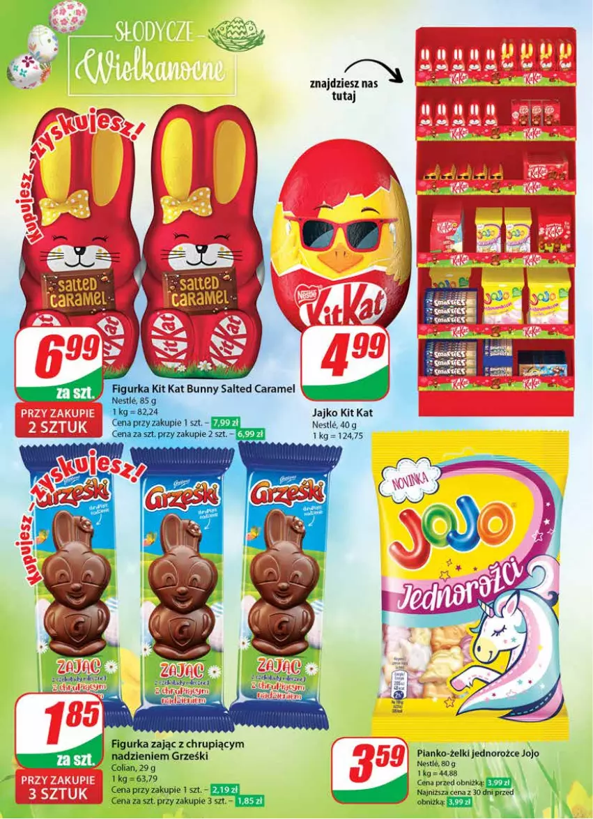 Gazetka promocyjna Dino - Gazetka 11/2024 - ważna 13.03 do 19.03.2024 - strona 8 - produkty: Kit Kat, Kret