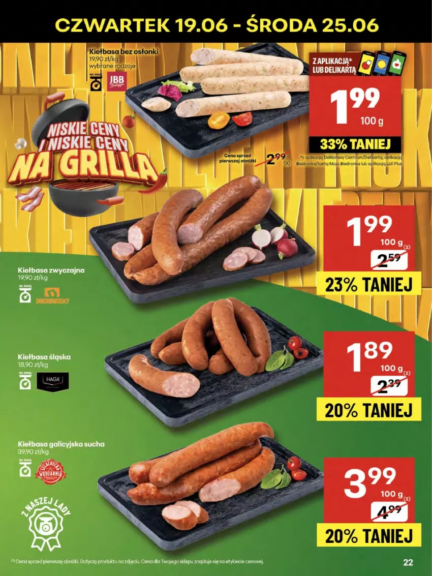 Gazetka promocyjna Delikatesy Centrum - Franczyza DC25 Czwartek - ważna 19.06 do 25.06.2025 - strona 22