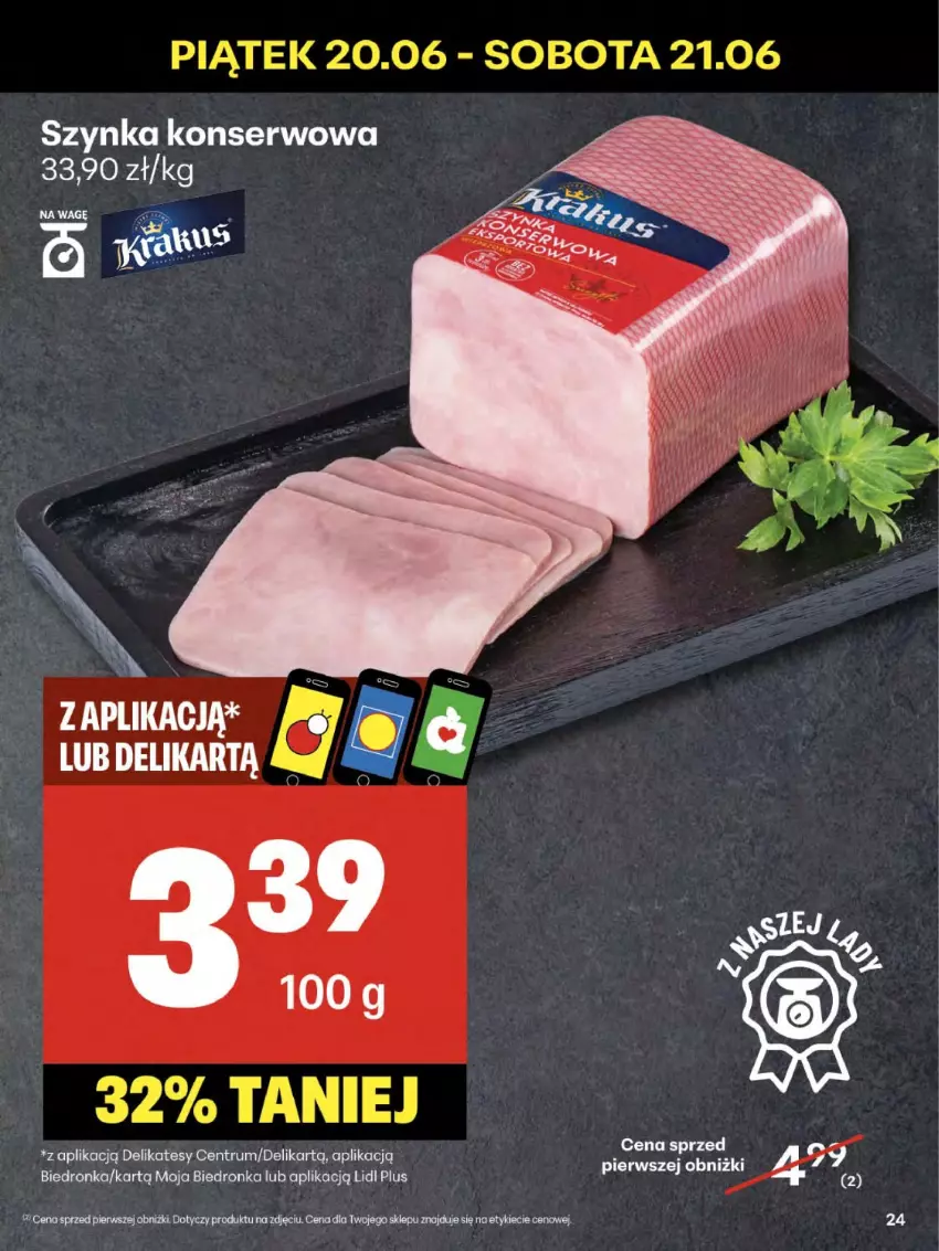 Gazetka promocyjna Delikatesy Centrum - Franczyza DC25 Czwartek - ważna 19.06 do 25.06.2025 - strona 24 - produkty: Rum, Ser, Szynka, Szynka konserwowa