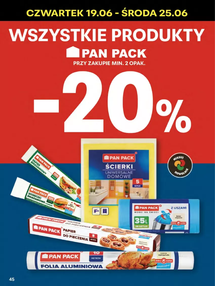 Gazetka promocyjna Delikatesy Centrum - Franczyza DC25 Czwartek - ważna 19.06 do 25.06.2025 - strona 45 - produkty: Folia aluminiowa
