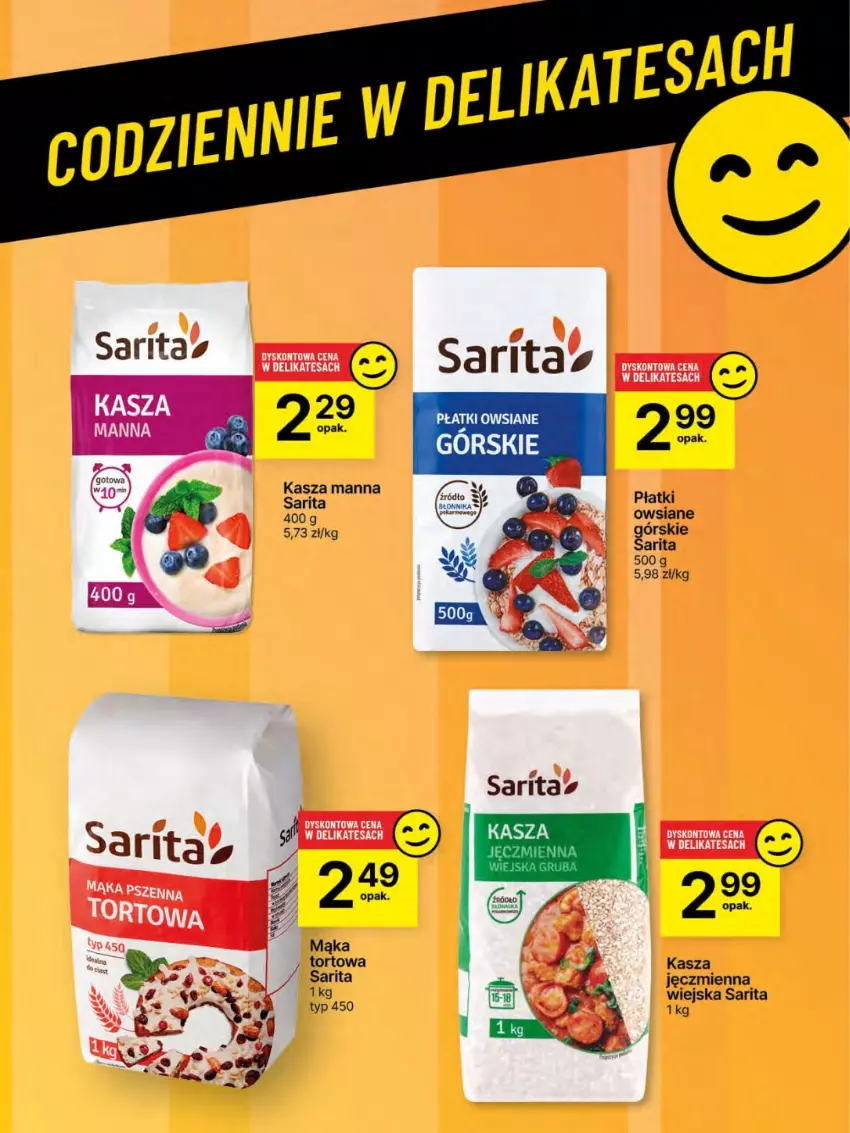 Gazetka promocyjna Delikatesy Centrum - Franczyza DC25 Czwartek - ważna 19.06 do 25.06.2025 - strona 55 - produkty: Kasza, Kasza jęczmienna, Sarita
