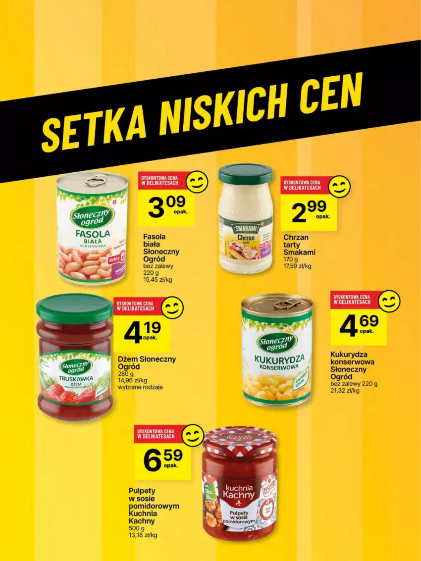 Gazetka promocyjna Delikatesy Centrum - Franczyza DC25 Czwartek - ważna 19.06 do 25.06.2025 - strona 58 - produkty: Chrzan, Dżem, Fa, Fasola, Kuchnia, Kukurydza, Kukurydza konserwowa, Ogród, Pulpety, Ser, Sos