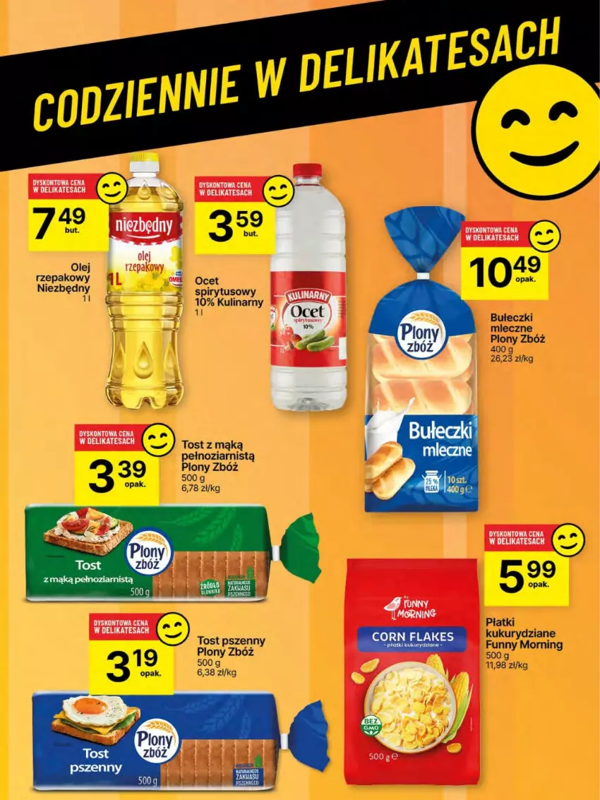 Gazetka promocyjna Delikatesy Centrum - Franczyza DC25 Czwartek - ważna 19.06 do 25.06.2025 - strona 59 - produkty: Bułeczki, Bułeczki mleczne, Ocet, Olej
