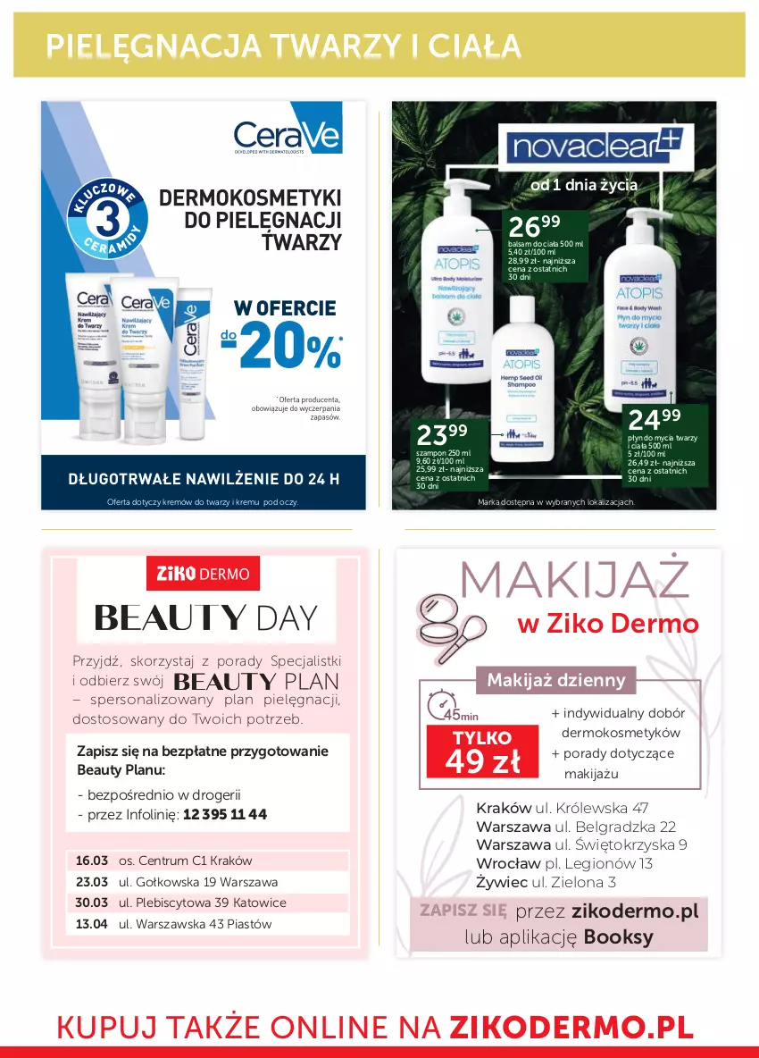 Gazetka promocyjna Ziko - Gazetka Ziko Dermo - ważna 09.03 do 22.03.2023 - strona 14 - produkty: Balsam do ciała, CeraVe, Fa, Gra, LG, Makijaż, Piast, Płyn do mycia, Por, Rum, Szampon