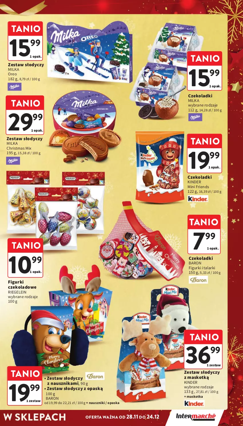 Gazetka promocyjna Intermarche - Gazetka Intermarche - ważna 28.11 do 04.12.2024 - strona 5 - produkty: Kinder, Milka, Opaska, Oreo