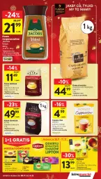 Gazetka promocyjna Intermarche - Gazetka Intermarche - Gazetka - ważna od 04.12 do 04.12.2024 - strona 37 - produkty: Kawa rozpuszczalna, Kawa ziarnista, Kawa mielona, Kawa, Velvet, Lipton, Jacobs Velvet, Cappuccino, Jacobs, Herbata