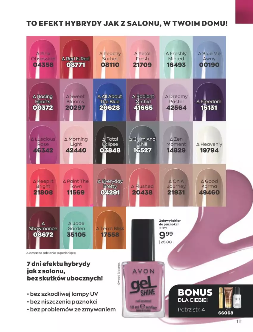 Gazetka promocyjna Avon - Katalog Avon 8/2021 kampania sierpień - ważna 01.08 do 31.08.2021 - strona 107 - produkty: Fa, Lakier