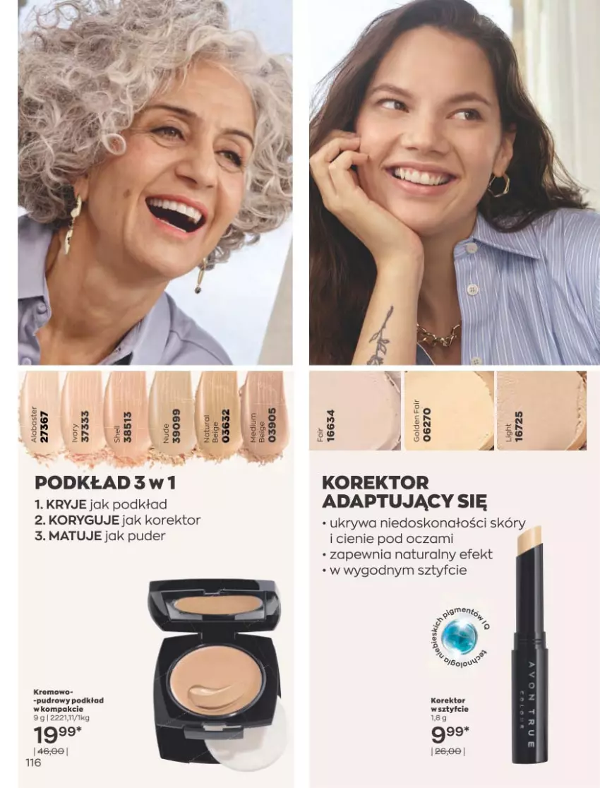 Gazetka promocyjna Avon - Katalog Avon 8/2021 kampania sierpień - ważna 01.08 do 31.08.2021 - strona 112 - produkty: Podkład, Puder