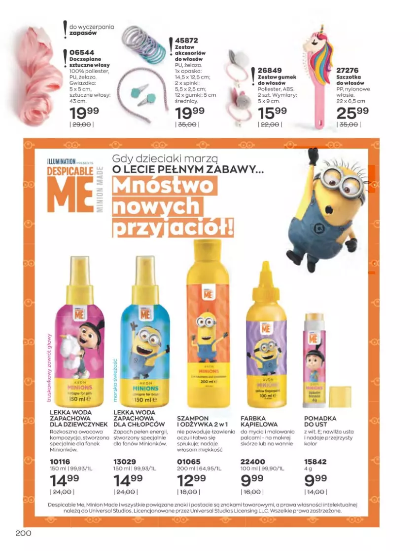 Gazetka promocyjna Avon - Katalog Avon 8/2021 kampania sierpień - ważna 01.08 do 31.08.2021 - strona 196 - produkty: Dzieci, Fa, Intel, Kosz, Mars, Opaska, Szal, Szampon, Szczotka, Woda