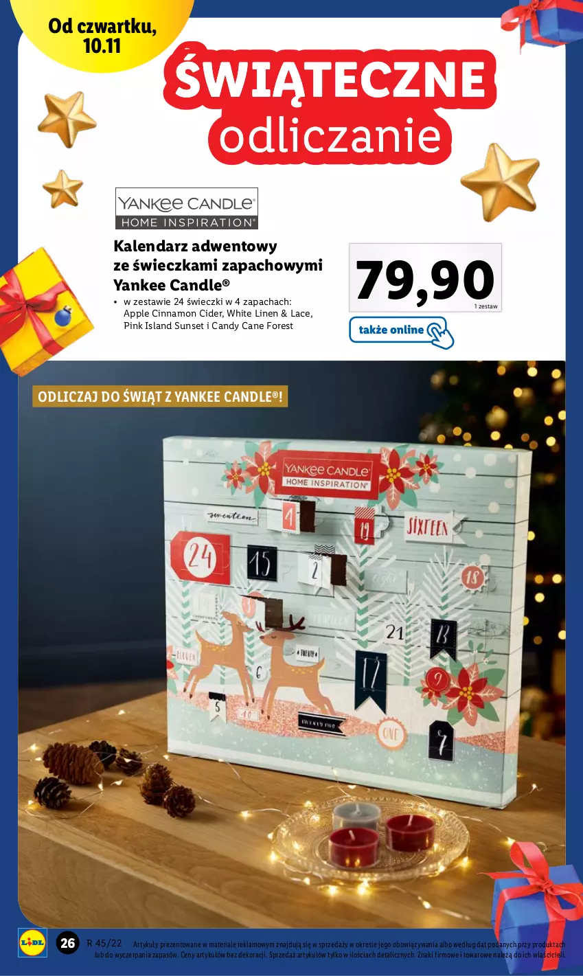 Gazetka promocyjna Lidl - GAZETKA - ważna 07.11 do 12.11.2022 - strona 28 - produkty: Candy, Isla, Kalendarz, Kalendarz adwentowy