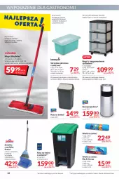 Gazetka promocyjna Makro - [Oferta promocyjna] Artykuły spożywcze i przemysłowe - Gazetka - ważna od 13.06 do 13.06.2022 - strona 18 - produkty: Teleskop, Mop, Rama, Worki na śmieci, Kosz, Pojemnik, Tran, Regał, Worki na śmiec, Szufelka, Koszopopielnica