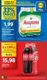 Gazetka promocyjna Lidl - GAZETKA - Gazetka - ważna od 02.11 do 02.11.2024 - strona 16 - produkty: Mus, Coca-Cola, Muszynianka, Woda mineralna, Woda, Magnez