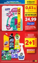 Gazetka promocyjna Lidl - GAZETKA - Gazetka - ważna od 02.11 do 02.11.2024 - strona 19 - produkty: Domestos, Cif, Papier, Papier toaletowy