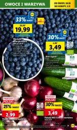 Gazetka promocyjna Lidl - GAZETKA - Gazetka - ważna od 02.11 do 02.11.2024 - strona 23 - produkty: Cebula czerwona, Cebula, Warzywa, Czosnek, Owoce