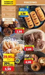 Gazetka promocyjna Lidl - GAZETKA - Gazetka - ważna od 02.11 do 02.11.2024 - strona 28 - produkty: Piec, Pączek, Ser, Por, Gin, Hot dog, Cukier, Rogal, Pieczywo, Nuty, Donut