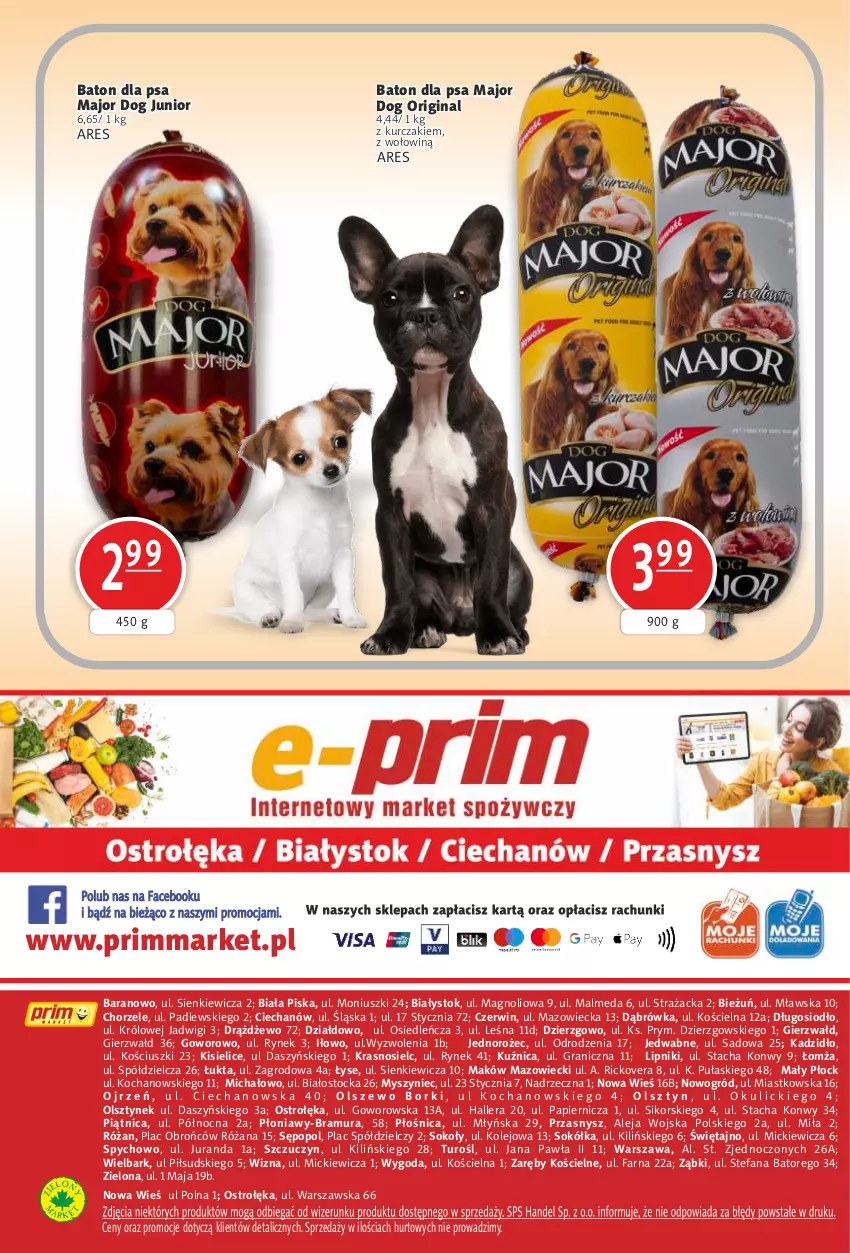 Gazetka promocyjna Prim Market - ważna 23.02 do 01.03.2023 - strona 16 - produkty: Baton, Baton dla psa, Fa, Gin, Gra, Jednorożec, Kisiel, Koc, Kurczak, Malm, Mysz, Ogród, Olej, Papier, Piątnica, Róża, Sok, Sokół, Stock