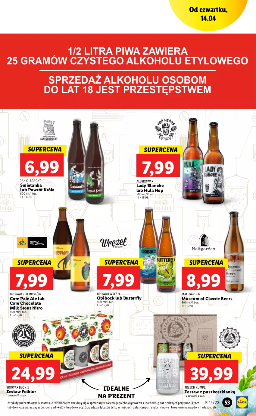 Gazetka promocyjna Lidl - GAZETKA - ważna 14.04 do 16.04.2022 - strona 53 - produkty: Kosz, Mus